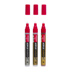 Talens amsterdam acrylic markers medium set of 3x4mm