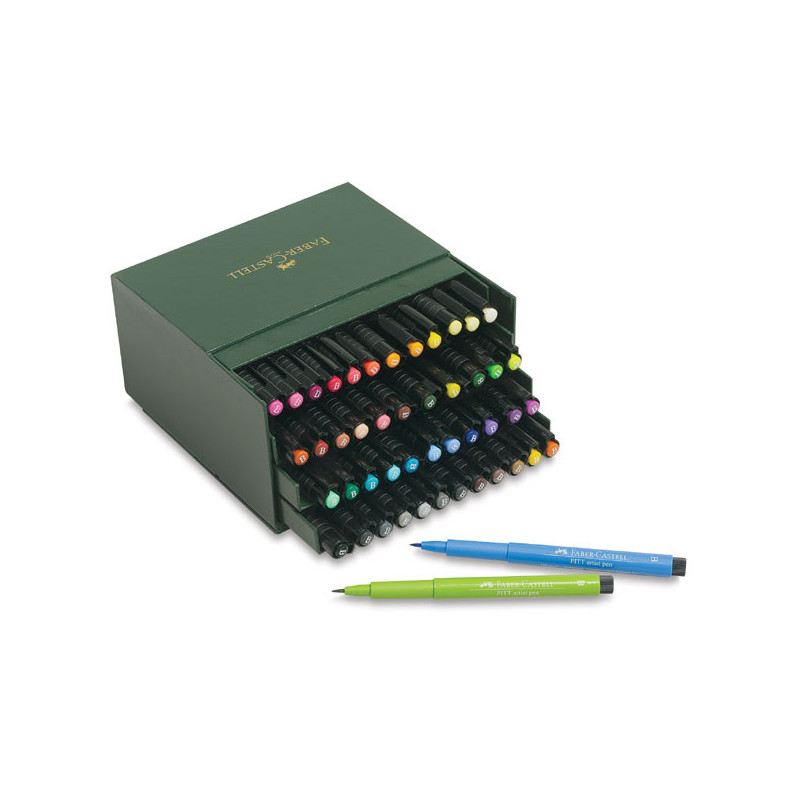Faber-Castell pitt artist pen brush zestaw 48 pisaków - sklep plastycz