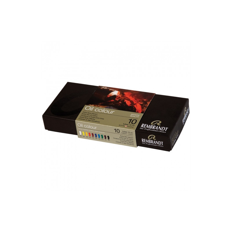 Talens rembrandt zestaw farb olejnych 10x15ml 01C310 - sklep plastyczn