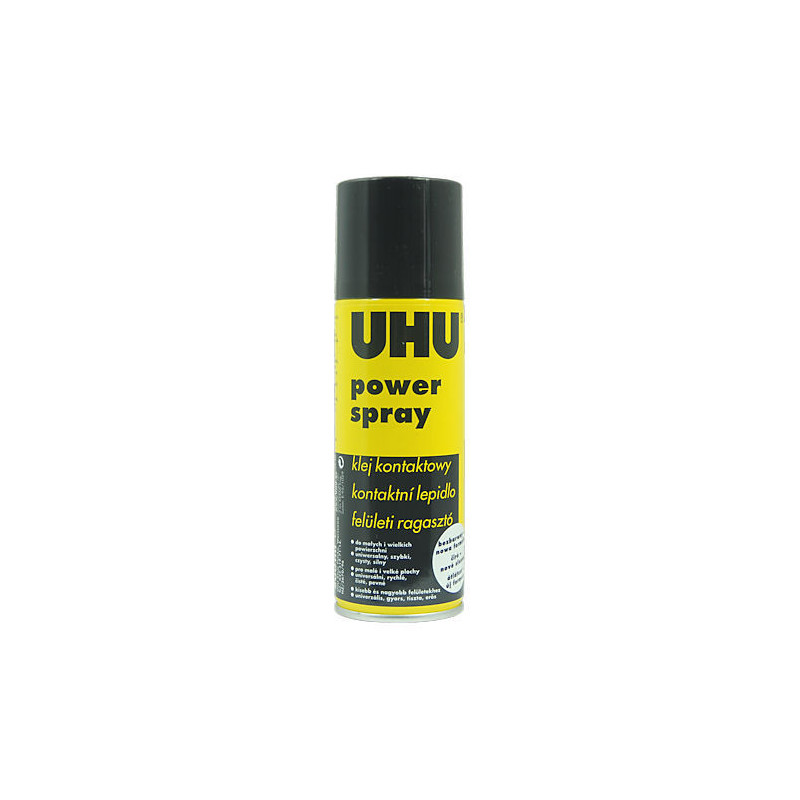 UHU power spray klej kontaktowy 200ml - sklep plastyczny - szał dla pl