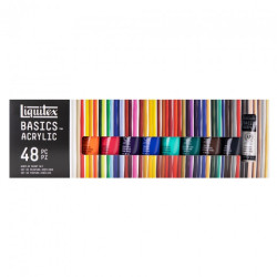 Liquitex basics set of acrylic paints 48x22ml