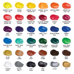 Liquitex basics zestaw farb akrylowych 36x22ml - sklep plastyczny - Sz