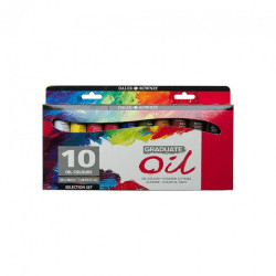 Daler Rowney graduate oil coloring kit 10x38ml