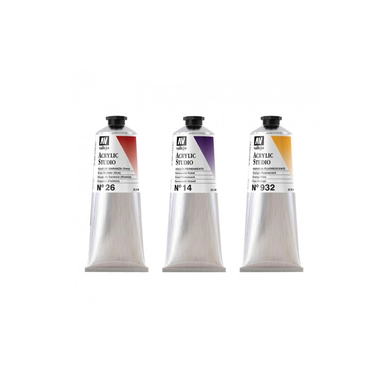 Vallejo acrylic studio acrylic paints 125ml