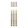 Sakura pigma micron zestaw 3 cienkopisów 08,10,12 - sklep plastyczny -