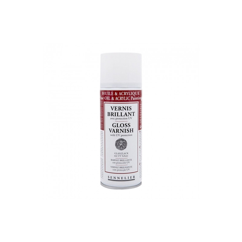 Sennelier gloss varnish for oil and acrylic paints spray 400ml