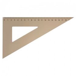 Plastic Ekierka 60st 21cm - art store - craze for artists