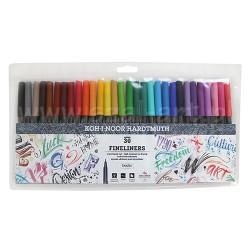 Koh-i-Noor fineliners zestaw 30 cienkopisów 0.3 mm - sklep plastyczny