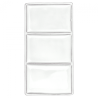 Renesans rectangular porcelain palette 9x17.5 cm
