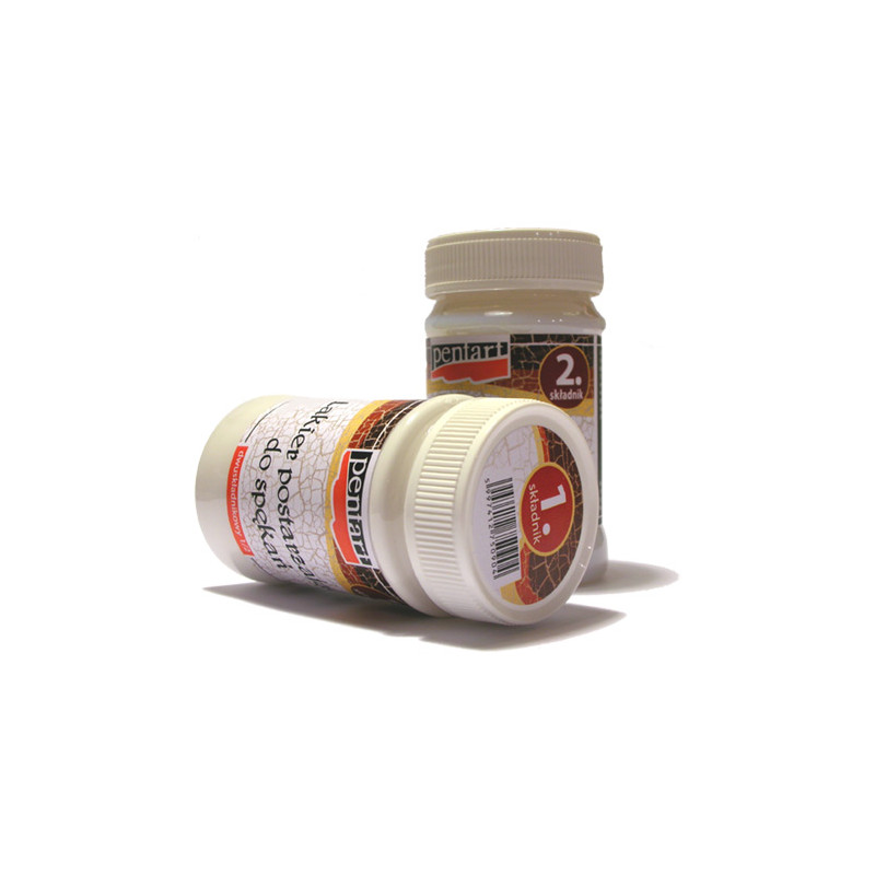 Pentart decoupage werniks do spękań dwuskładnikowy 100ml - sklep plast