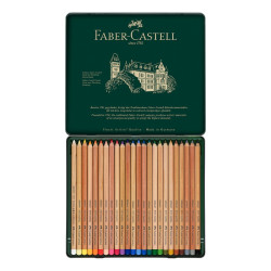 Faber-Castell pitt pastel set of 24 pastels dry in a crayon