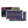 Derwent inktense zestaw 72 tuszy w kredce metal opak - sklep plastyczn