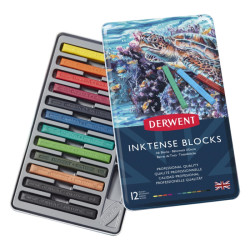 Derwent inktense ink in pencil 12 colors