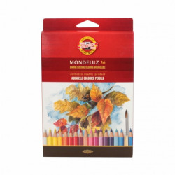 Koh-i-noor mondeluz zestaw 36 akwarelowych kredek karton opak - sklep
