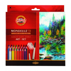 Koh-i-noor mondeluz zestaw 72 akwarelowych kredek karton opak - sklep