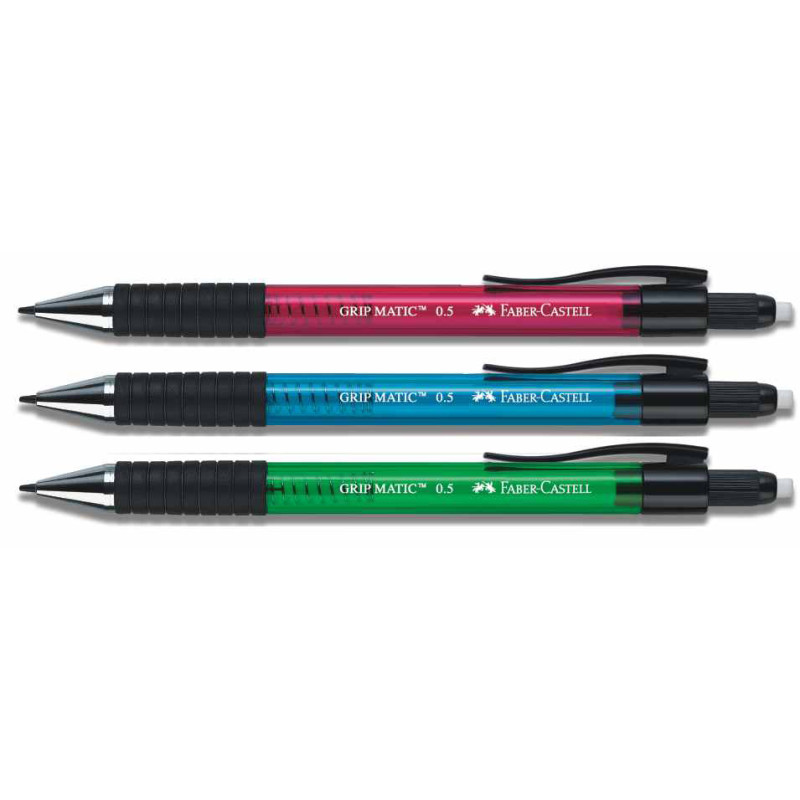 Faber-Castell automatic pensil Grip Matic 0,7 mm red Graphik Line Make