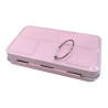 Kaseta metalowa pocket box na akwarele 12 półkostek różowa - sklep pla
