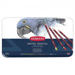 Derwent pastel zestaw pasteli w kredce 72 kolory - sklep plastyczny -
