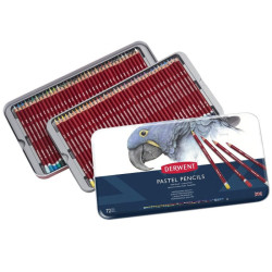 Derwent crayon set of pastels in a crayon 72 colors