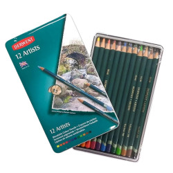 Derwent artist zestaw 12 artystycznych kredek - sklep plastyczny - sza