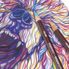 Derwent coloursoft zestaw 72 miękkich kredek drewniana kaseta - sklep