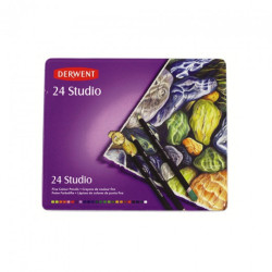 Derwent studio set of crayons 24 colors