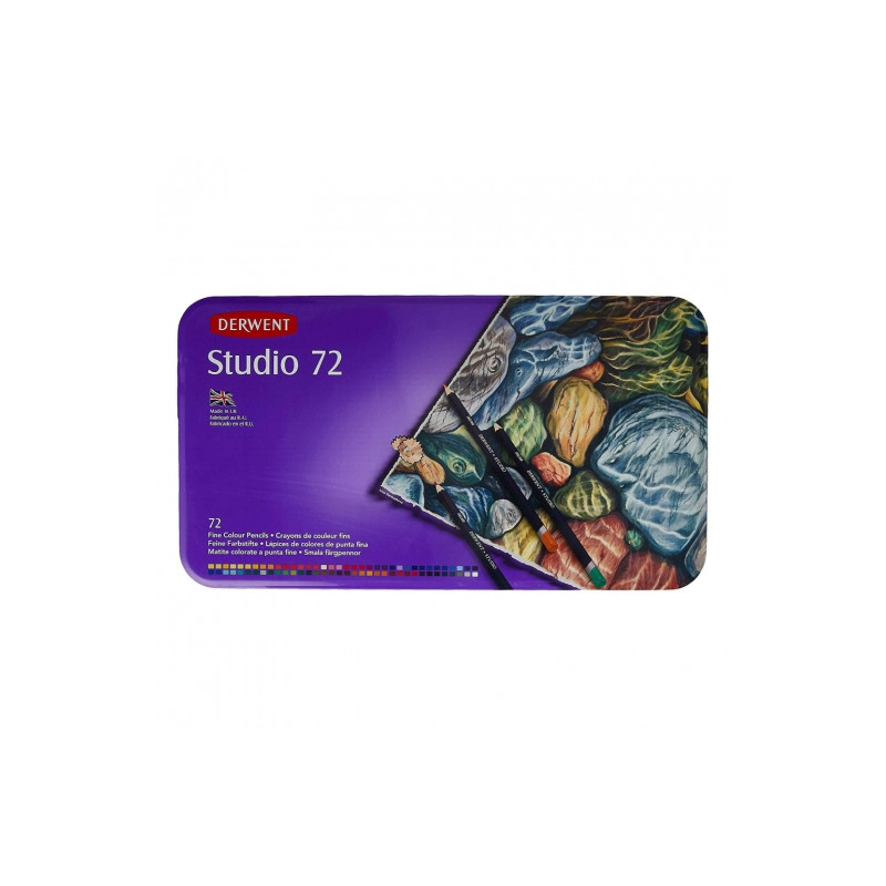 Derwent studio set of crayons 72 colors