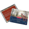 Derwent drawing zestaw 24 rysunkowych kredek metal opak