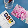 Daler Rowney aquafine travel zestaw 12 akwareli w kostce - sklep plast