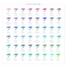 Koh-i-poor polycolor set of 144 artistic metal crayons in a pack