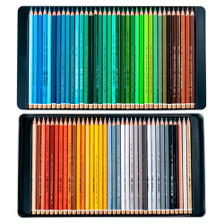 Koh-i-poor polycolor set of 144 artistic metal crayons in a pack