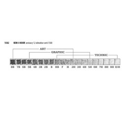 Koh-i-noor graphite pencils set of 12 pencils 8B-2H
