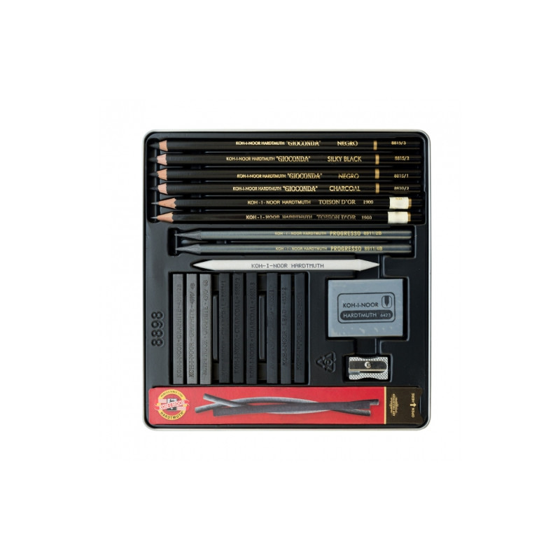 Koh-i-noor gioconda 8898 zestaw kredek w metalowej kasecie - sklep pla