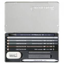 Cretacolor artino graphite set for drawing 10 elements