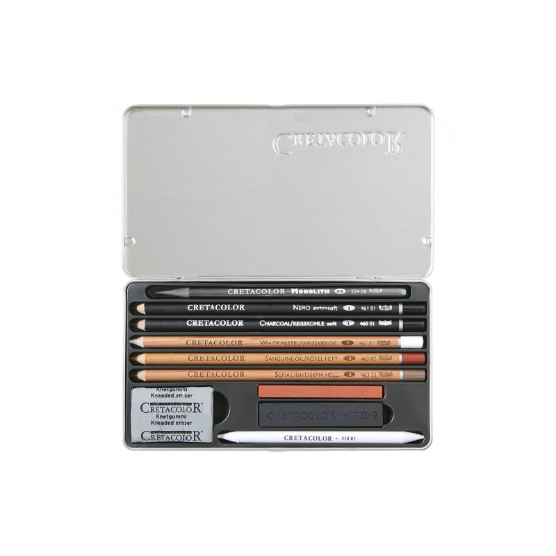 Cretacolor artino set for sketching 10 elements