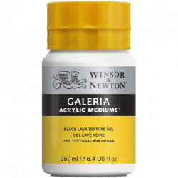 Winsor&Newton galeria medium czarna lawa 250ml - sklep plastyczny - sz