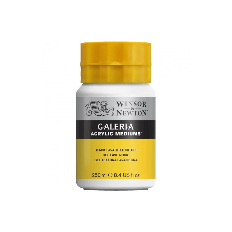 Winsor&Newton gallery medium black lava 250ml
