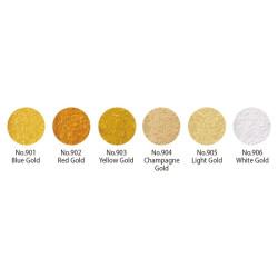 Kuretake gansai tambi starry colors set of 6 metallic watercolors