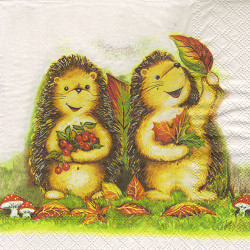 Serwetka do decoupage jeże Ambiente 17-13307460 - sklep plastyczny - s