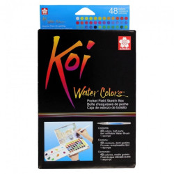Sakura koi water colors zestaw 48 akwareli - sklep plastyczny - szał d