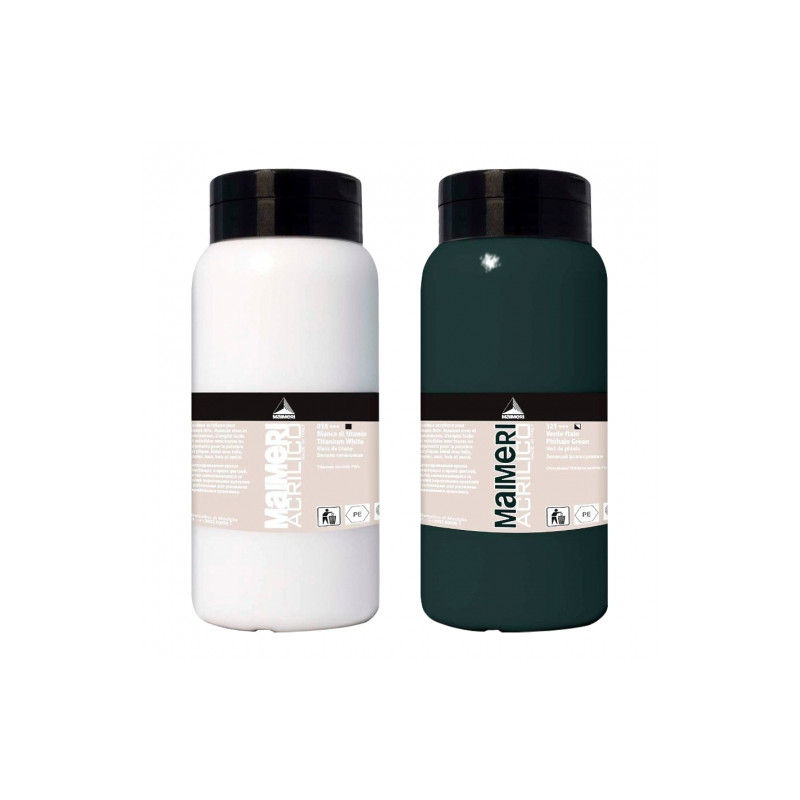 Maimeri acrilico farby akrylowe 1000ml - sklep plastyczny - szał dla p