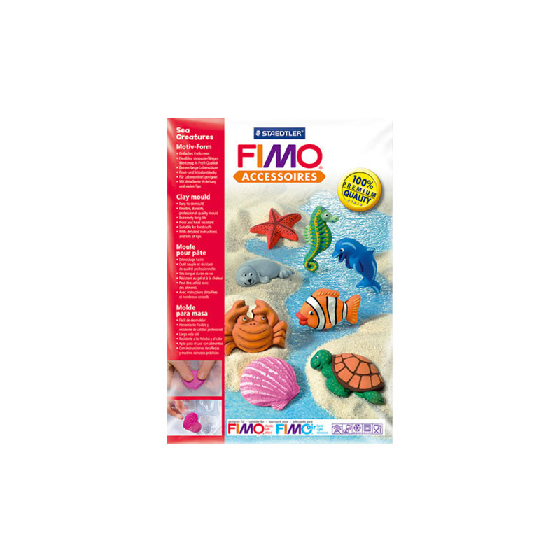 Fimo forma - morskie stwory - sklep plastyczny - szał dla plastyków