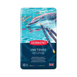 Derwent inktense ink in pencil 12 colors