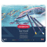 Derwent inktense zestaw 24 tuszy w kredce metal opak - sklep plastyczn