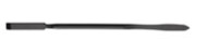 Steel conservation spatulas, black