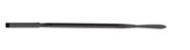 Steel conservation spatulas, black