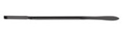 Steel conservation spatulas, black
