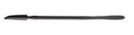 Steel conservation spatulas, black