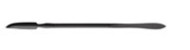 Steel conservation spatulas, black