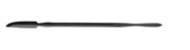 Steel conservation spatulas, black